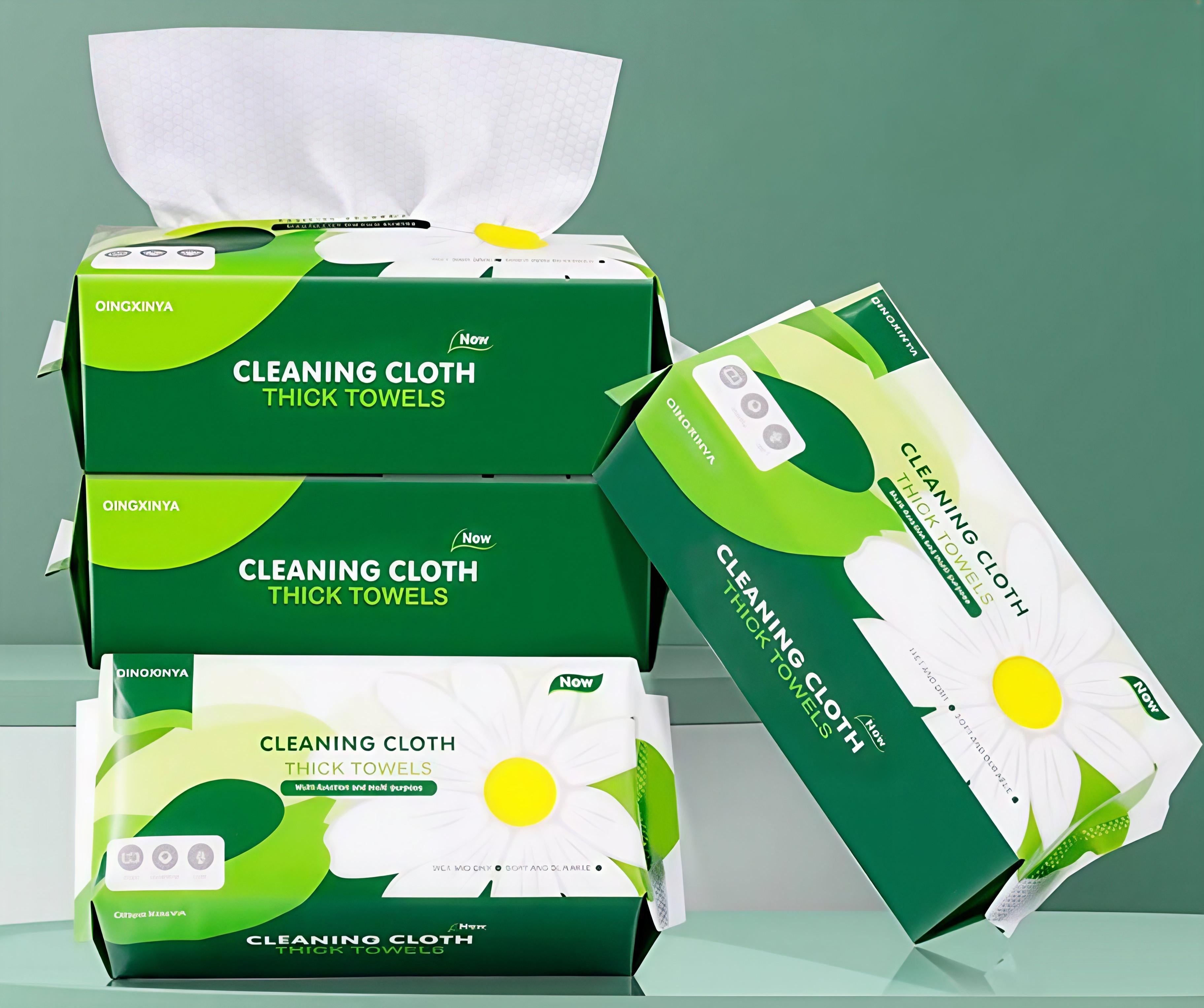 Cleaning Cloth Tissue Box Style