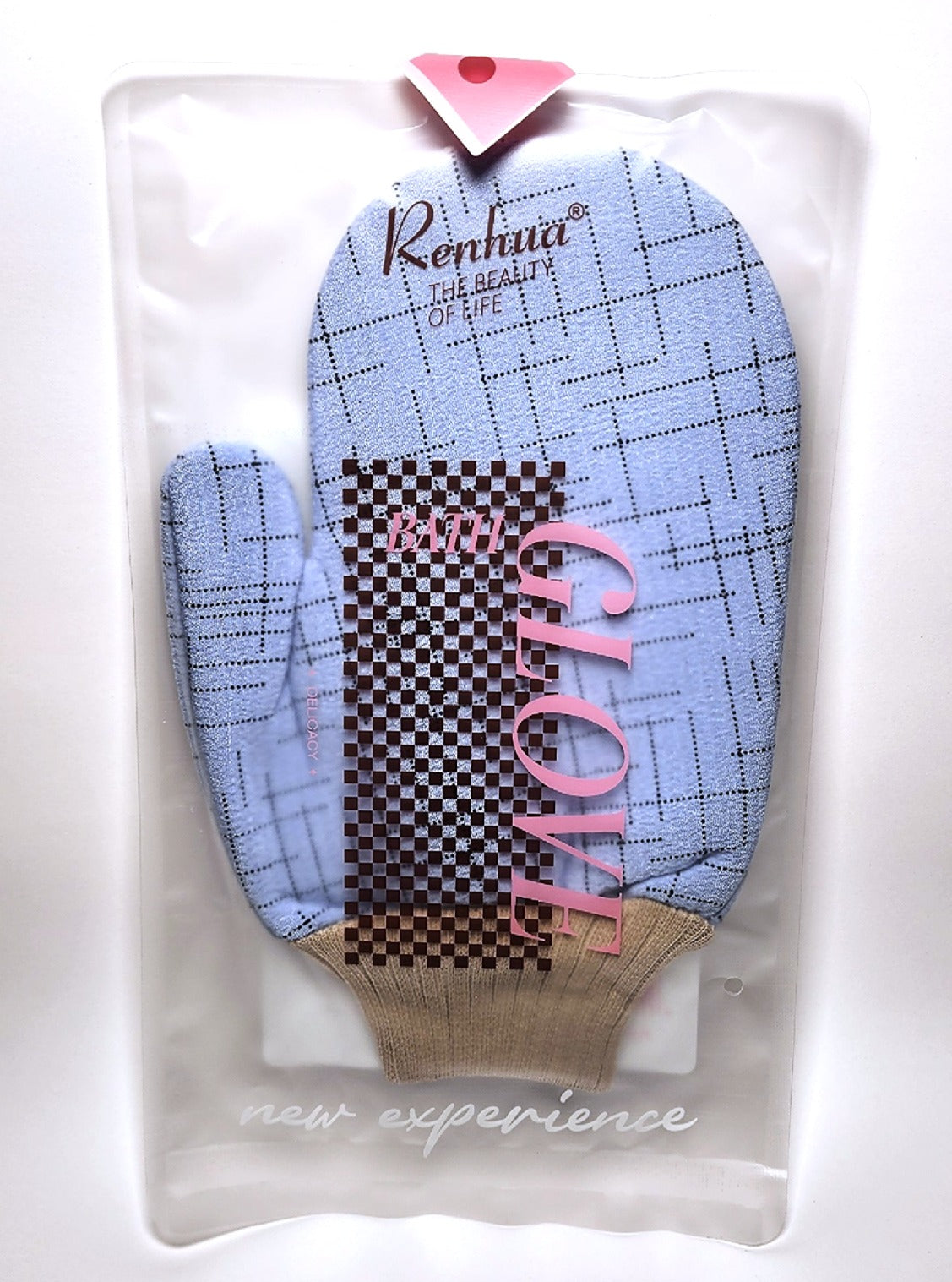 Bath Scrubbing Glove with Thumb