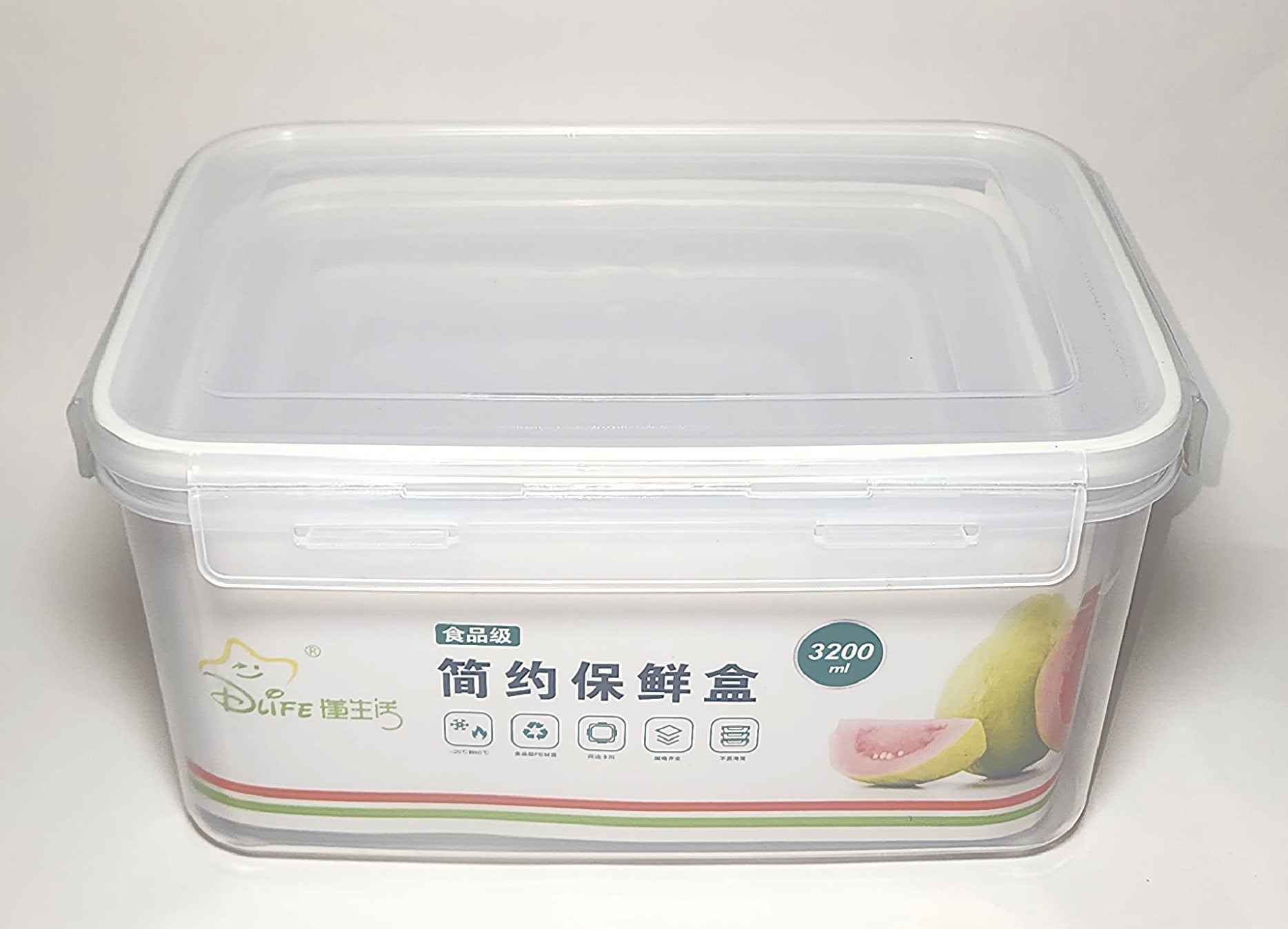 Plastic Tupperware Container 4 in 1