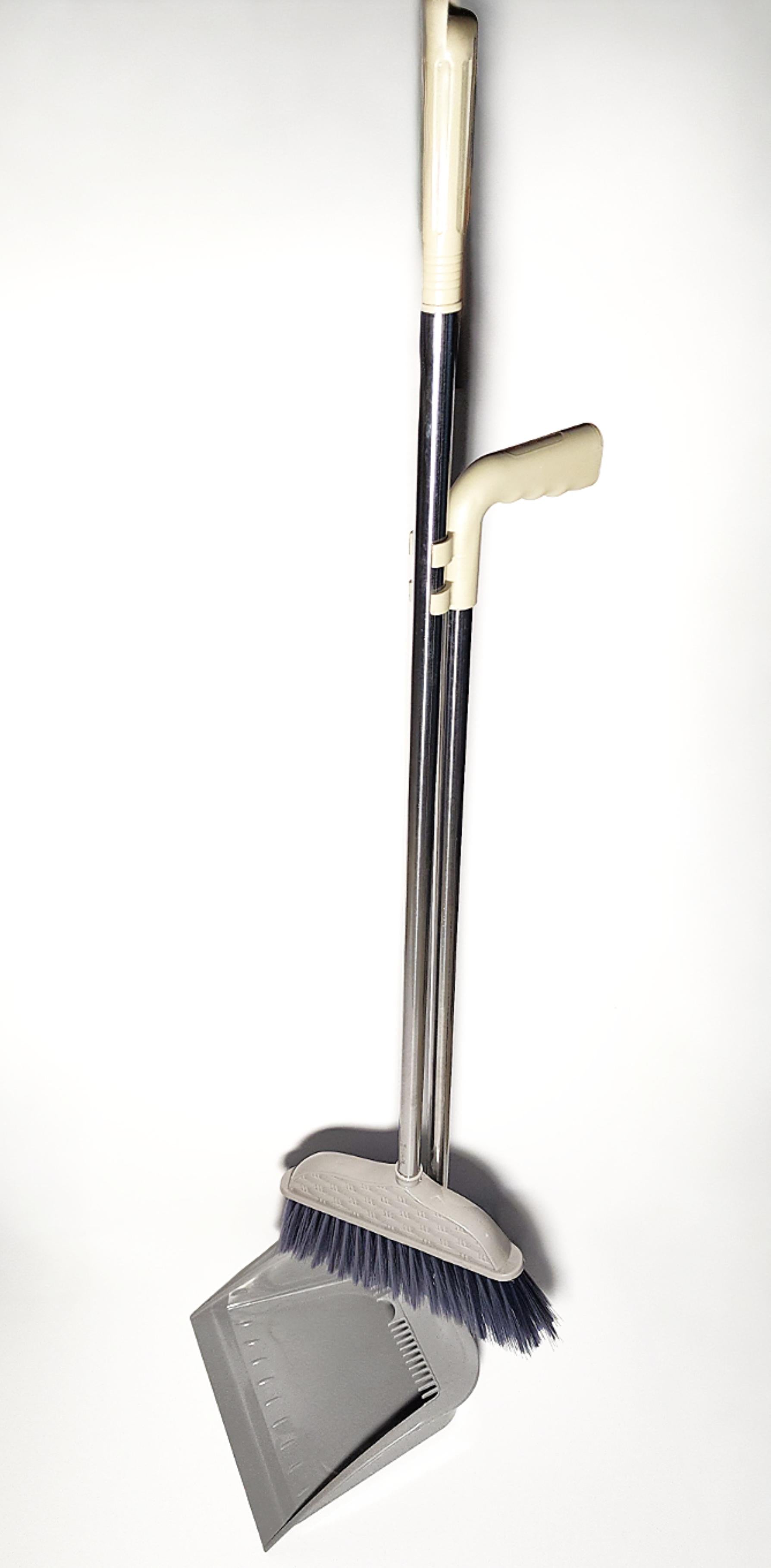 Long Broom with Dustpan Set